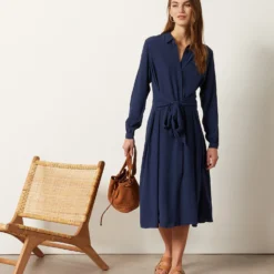 Robe Longue Avec Ceinture à Nouer 7 Robe Longue Avec Ceinture à Nouer -Magasin De Lingerie Etam 653989025 6