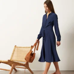 Robe Longue Avec Ceinture à Nouer 9 Robe Longue Avec Ceinture à Nouer -Magasin De Lingerie Etam 653989025 c