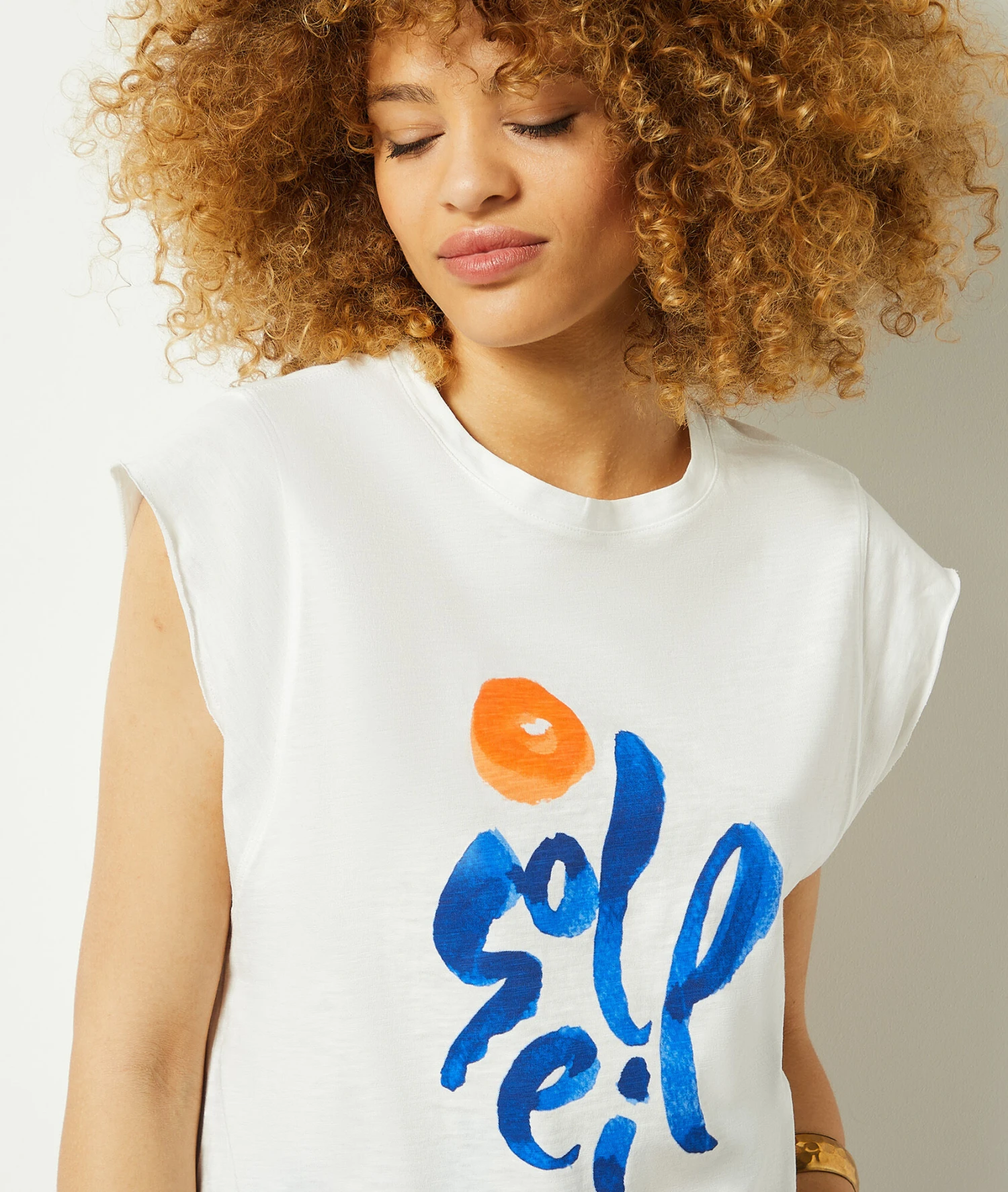 T-shirt Manches Courtes Imprimé Soleil 4 T-shirt Manches Courtes Imprimé Soleil – Image 4