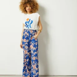 T-shirt Manches Courtes Imprimé Soleil