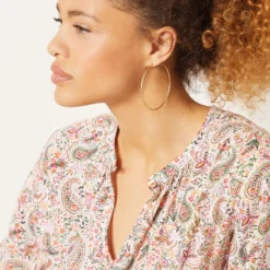 Blouse Imprimée En Lin Mélangé -Magasin De Lingerie Etam 653993867 b