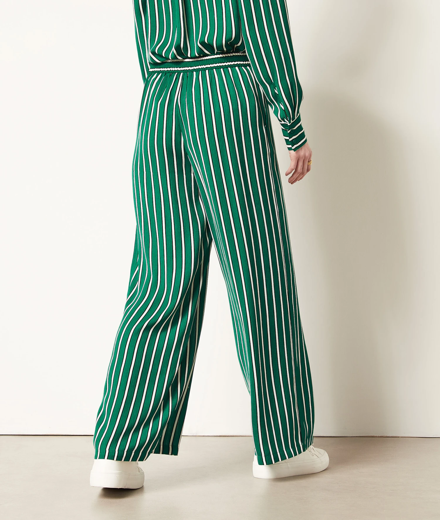 Pantalon Fluide à Rayures 2 Pantalon Fluide à Rayures – Image 2