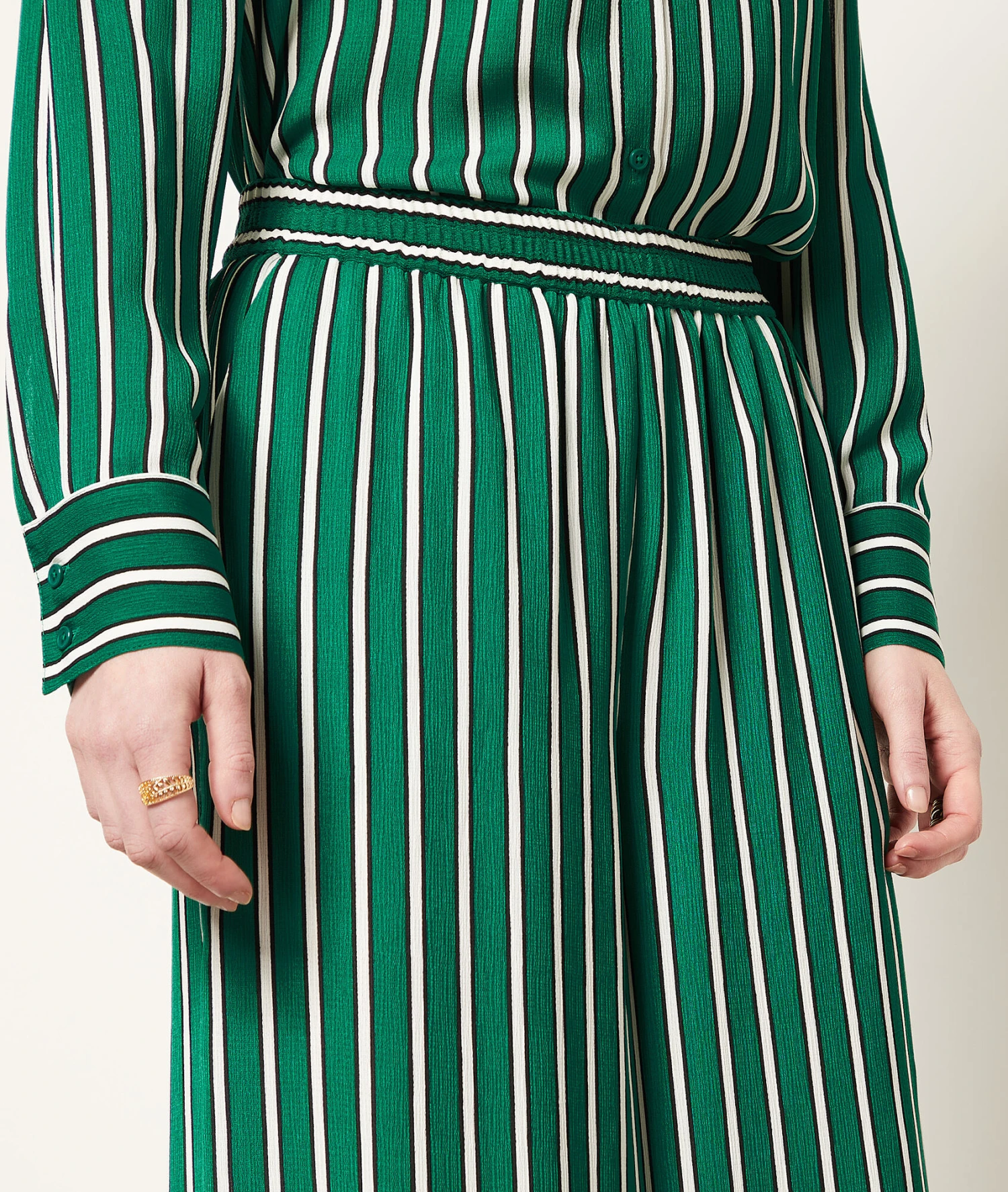 Pantalon Fluide à Rayures 4 Pantalon Fluide à Rayures – Image 4