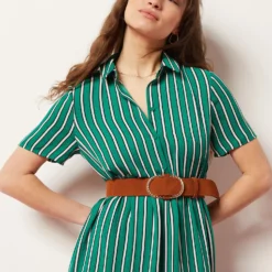 Robe Manches Courtes à Rayures -Magasin De Lingerie Etam 653995040 b