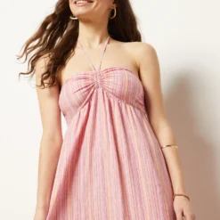 Robe Longue En Lin Mélangé 9 Robe Longue En Lin Mélangé -Magasin De Lingerie Etam 653996170 c