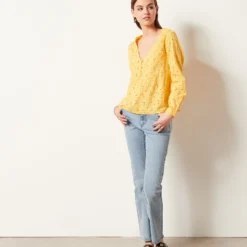 Blouse à Broderies 100% Coton 9 Blouse à Broderies 100% Coton -Magasin De Lingerie Etam 653996554 c