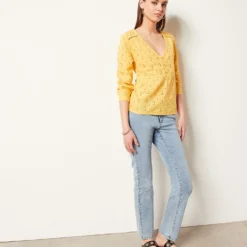 Blouse à Broderies 100% Coton