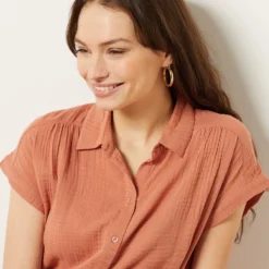 Robe Longue En Coton Mélangé -Magasin De Lingerie Etam 653996891 b