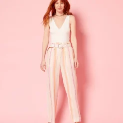 Pantalon Coupe Carotte En Lin Mélangé 7 Pantalon Coupe Carotte En Lin Mélangé -Magasin De Lingerie Etam 653998963 x