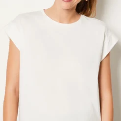 T-shirt Col Rond 100% Coton -Magasin De Lingerie Etam 654000180 b