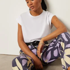 T-shirt Col Rond 100% Coton -Magasin De Lingerie Etam 654000180 c