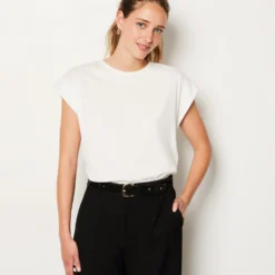 T-shirt Col Rond 100% Coton