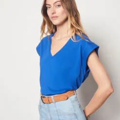 T-shirt Col V 100% Coton