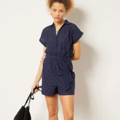 Combishort 100% Coton 9 Combishort 100% Coton -Magasin De Lingerie Etam 654000825 c