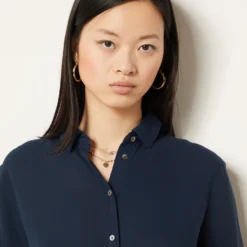 Chemisier En Lin Mélangé 8 Chemisier En Lin Mélangé -Magasin De Lingerie Etam 654003125 b