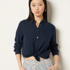 Chemisier En Lin Mélangé