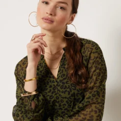 Blouse Transparente Imprimée -Magasin De Lingerie Etam 654005216 b