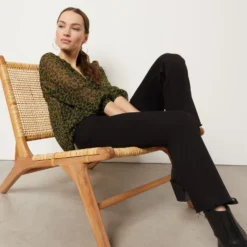 Blouse Transparente Imprimée