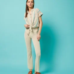 Pantalon En Maille Ajourée