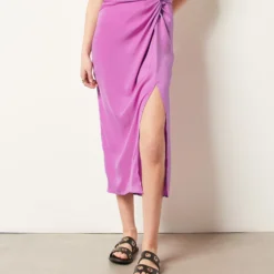 Jupe Longue Avec Fente -Magasin De Lingerie Etam 654006710 c