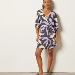 Robe Fluide Imprimée -Magasin De Lingerie Etam 654008107 6