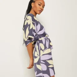 Robe Fluide Imprimée -Magasin De Lingerie Etam 654008107 c