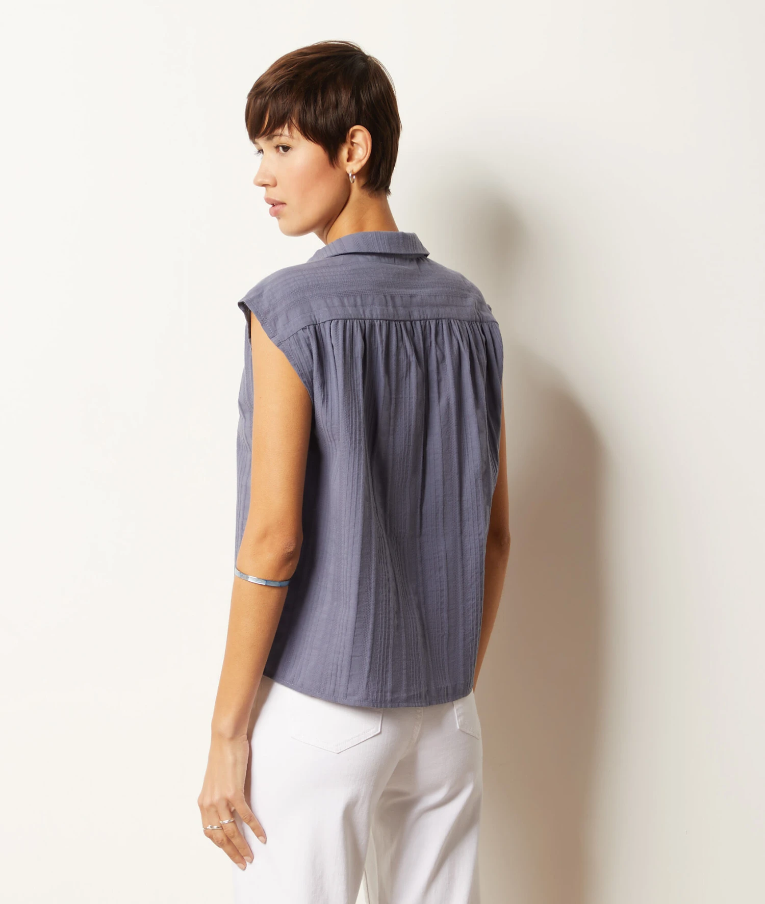 Chemise Sans Manches 100% Coton 2 Chemise Sans Manches 100% Coton – Image 2