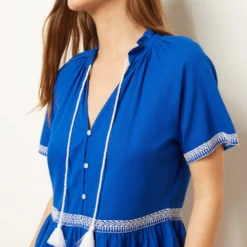 Robe Détails Broderie 100% Coton 8 Robe Détails Broderie 100% Coton -Magasin De Lingerie Etam 654009823 b