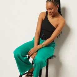 Pantalon Fluide Coupe Large -Magasin De Lingerie Etam 654011643 c