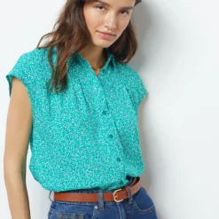 Chemisier Manches Courtes