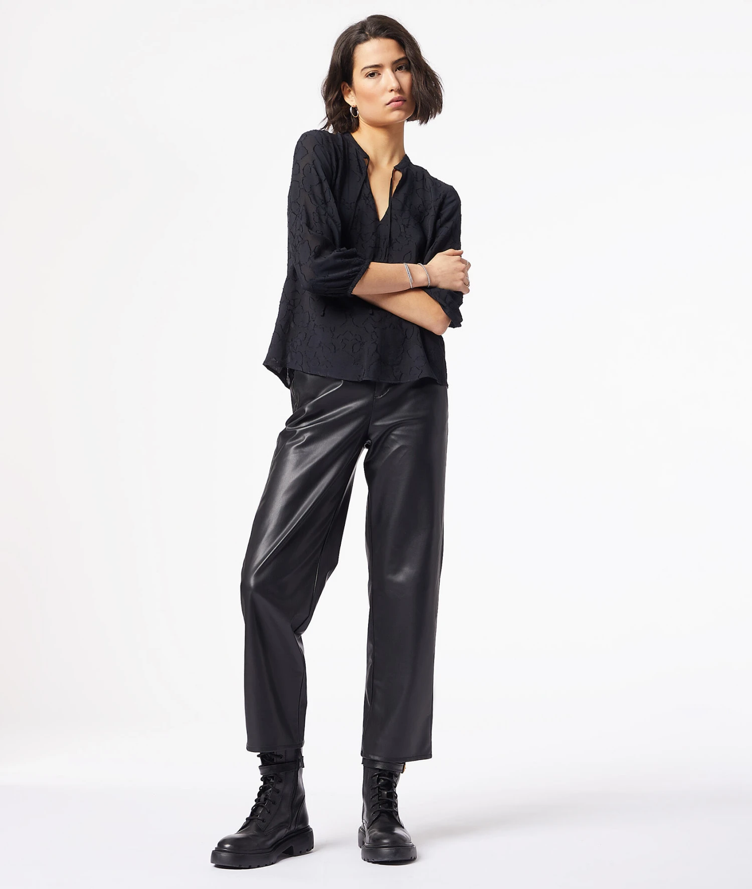 Blouse Détails Jacquard 3 Blouse Détails Jacquard – Image 3