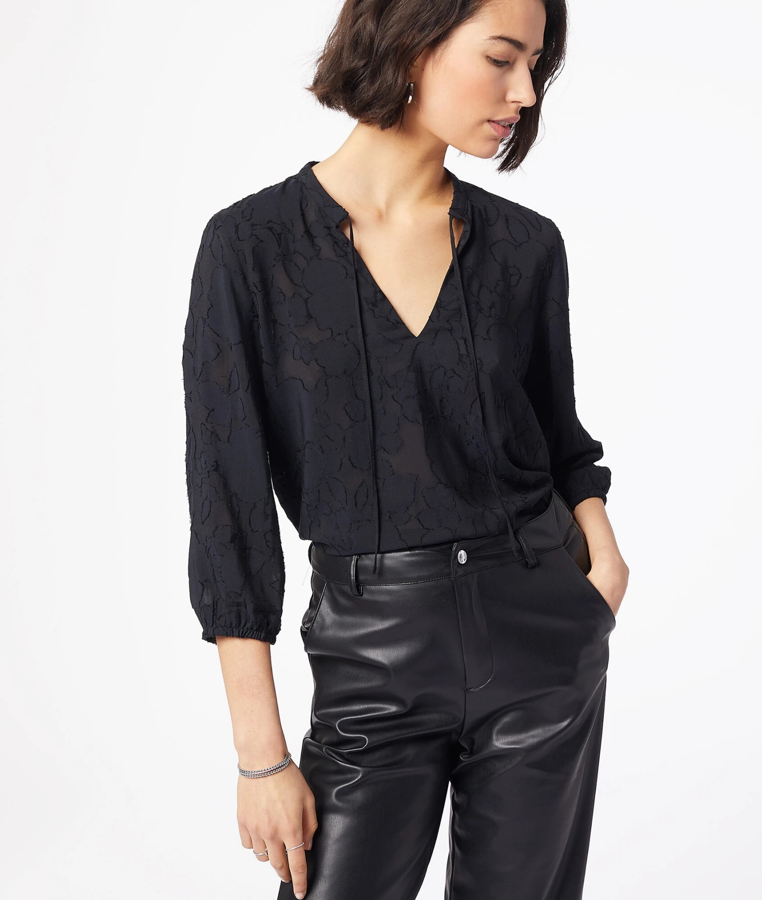 Blouse Détails Jacquard 5 Blouse Détails Jacquard – Image 5