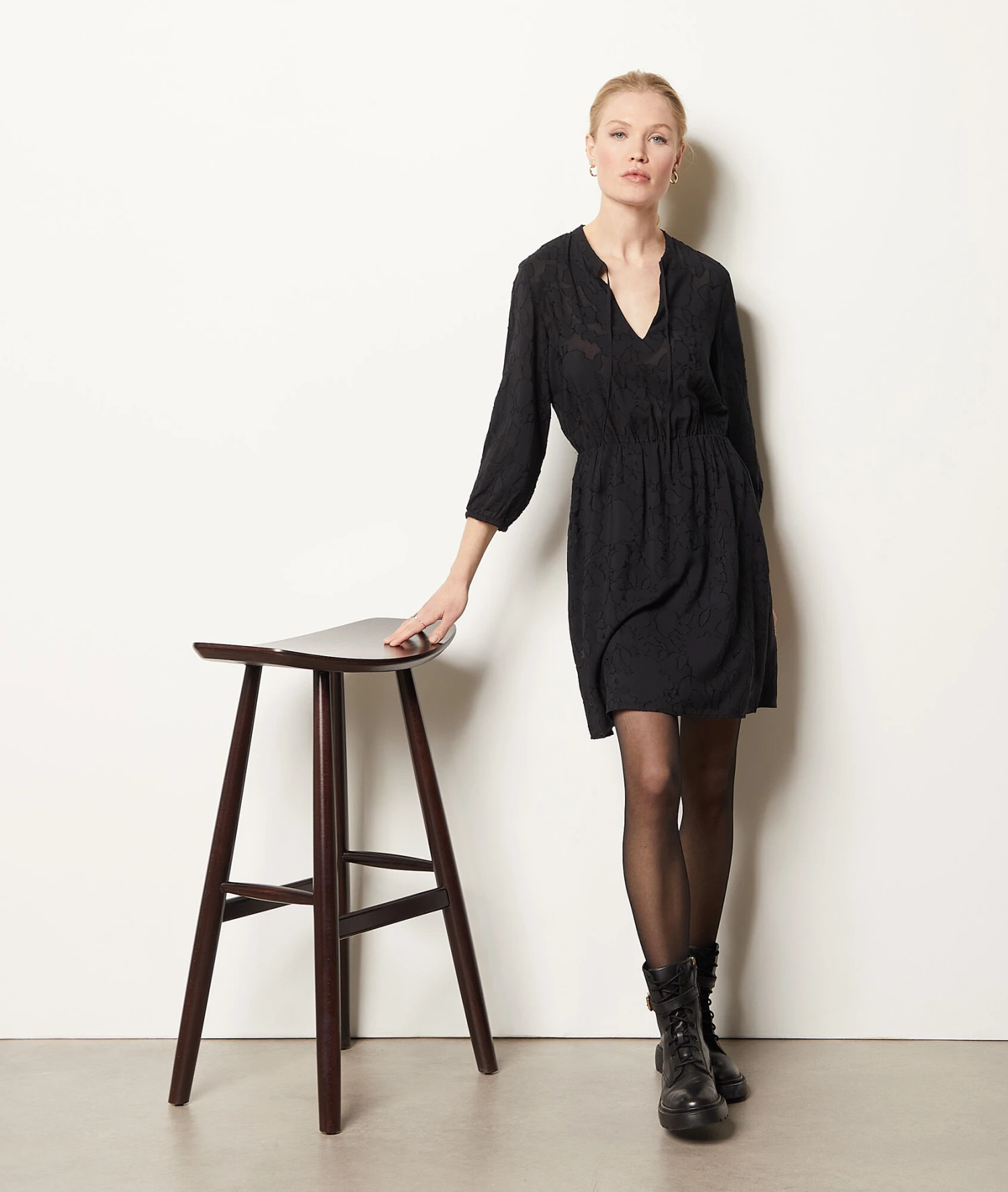 Robe Imprimé Jacquard 3 Robe Imprimé Jacquard – Image 3