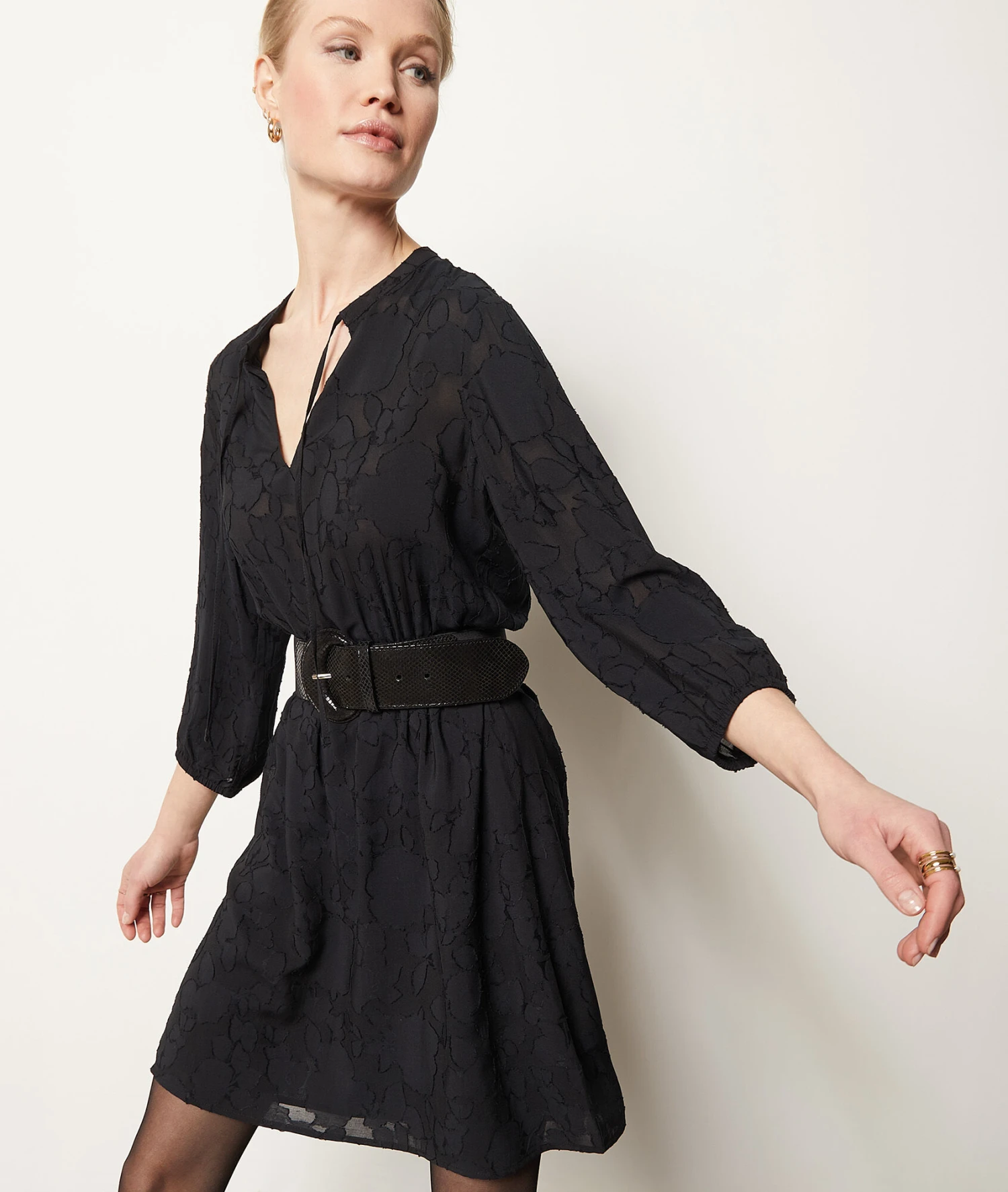 Robe Imprimé Jacquard 5 Robe Imprimé Jacquard – Image 5