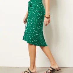 Jupe Froncée Imprimée