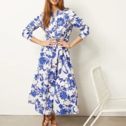 Robe Longue Imprimée 100% Coton -Magasin De Lingerie Etam 654014839 c