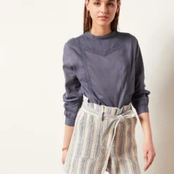 Blouse Détails Brodés -Magasin De Lingerie Etam 654015121 c