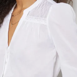 Chemise Manches Courtes 100% Coton -Magasin De Lingerie Etam 654015201 b