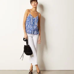 Caraco Imprimé à Fines Bretelles 100% Coton -Magasin De Lingerie Etam 654017139 6