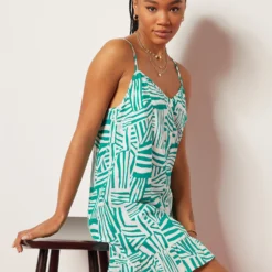 Robe Fluide Imprimée -Magasin De Lingerie Etam 654017243 c