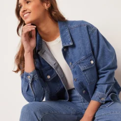 Veste En Jean 7 Veste En Jean -Magasin De Lingerie Etam 654018122 6