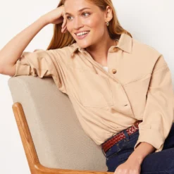 Veste En Coton Mélangé