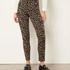Pantalon Coupe Slim Imprimé Léopard -Magasin De Lingerie Etam 654021616 c