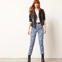Jean Imprimé Coupe Slim 7 Jean Imprimé Coupe Slim -Magasin De Lingerie Etam 654021622 6