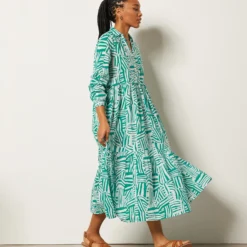 Robe Longue Imprimée 100% Coton 7 Robe Longue Imprimée 100% Coton -Magasin De Lingerie Etam 654021743 6