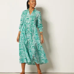 Robe Longue Imprimée 100% Coton
