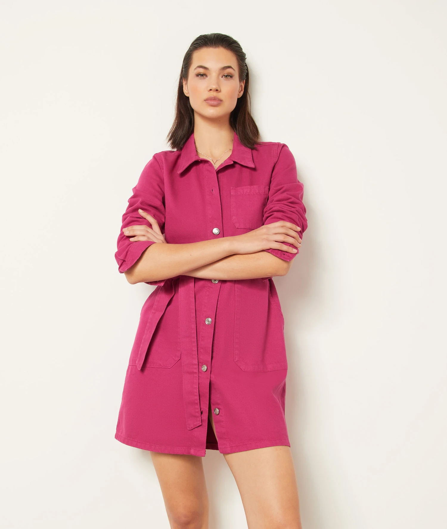 Robe En Jean à Nouer 5 Robe En Jean à Nouer – Image 5