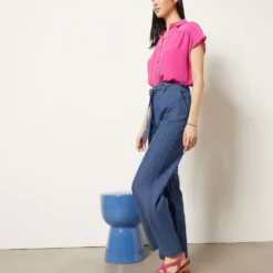 Pantalon Façon Denim 7 Pantalon Façon Denim -Magasin De Lingerie Etam 654025525 6