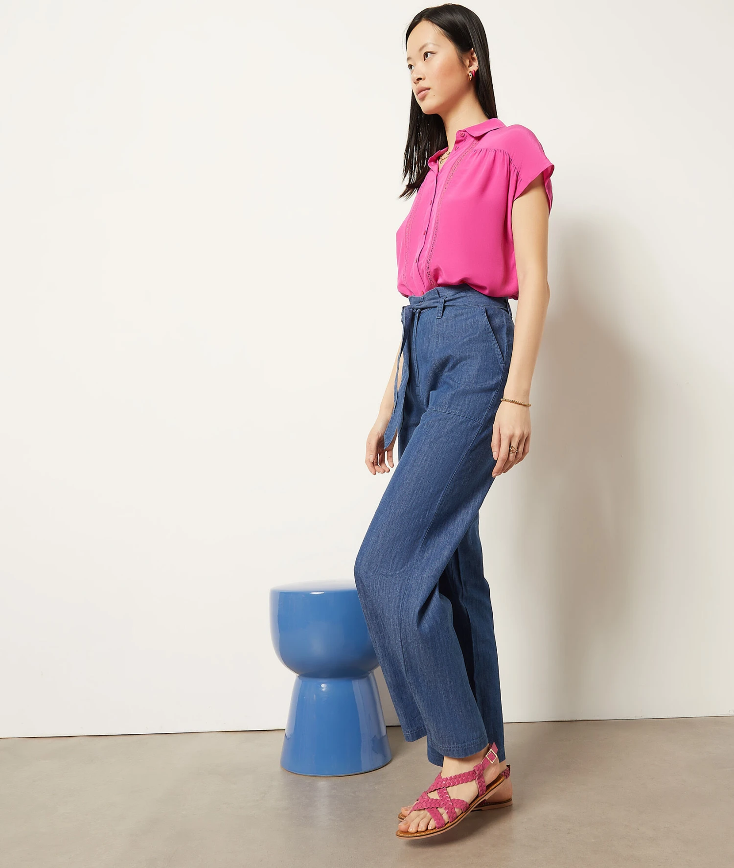 Pantalon Façon Denim 3 Pantalon Façon Denim – Image 3