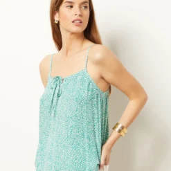 Top Imprimé à Bretelles -Magasin De Lingerie Etam 654025736 c